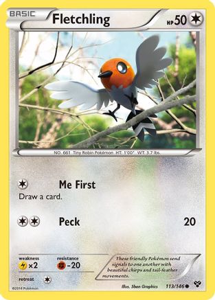 Fletchling 113/146 - Common