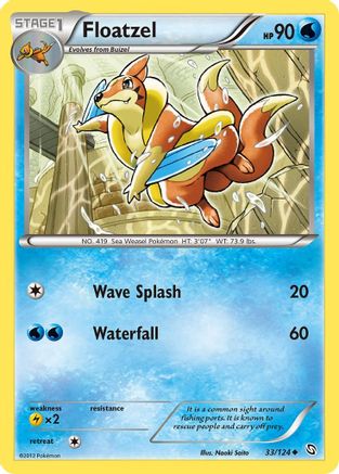 Floatzel 033/124 - Uncommon