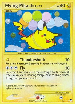 Flying Pikachu 113/111 - Secret Rare - Holofoil