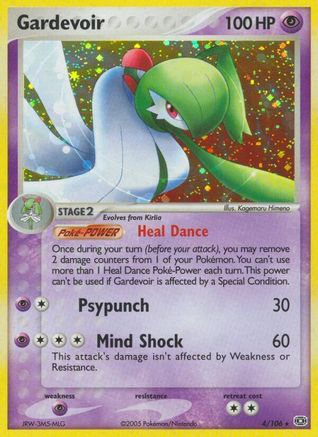 Gardevoir 004/106 - Holo Rare - Holofoil