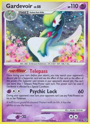 Gardevoir 007/132/132 - Holo Rare - Holofoil