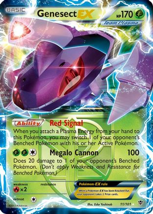 Genesect EX (Team Plasma) 011/101 - Ultra Rare - Holofoil