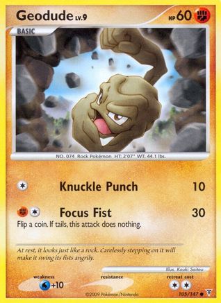 Geodude 105/147 - Common