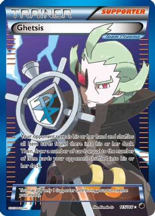 Ghetsis (Team Plasma) (Full Art) 115/116 - Ultra Rare - Holofoil