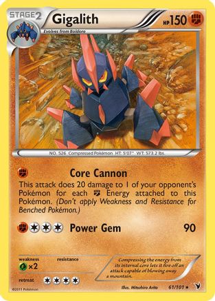Gigalith 061/101 - Rare