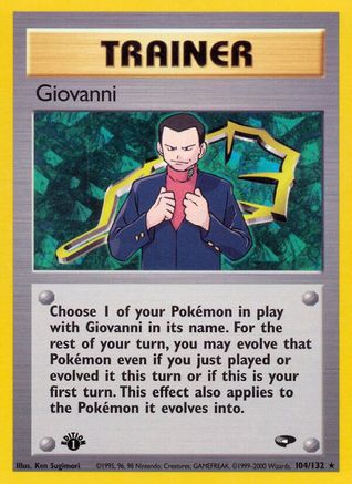 Giovanni (104) 104/132/132 - Rare - 1st Edition