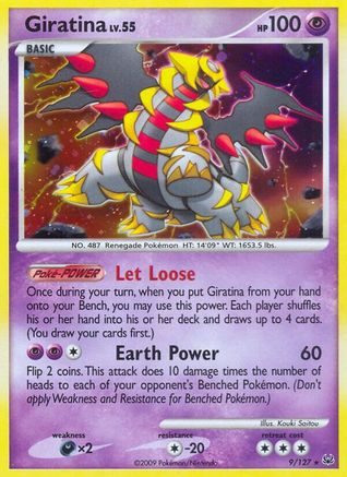 Giratina (9) 009/127 - Holo Rare - Holofoil