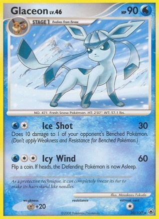Glaceon (20) 020/100 - Rare