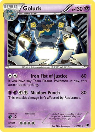 Golurk 046/101 - Holo Rare - Holofoil