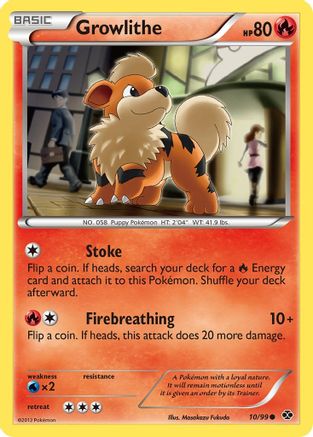 Growlithe (10) 010/99 - Common