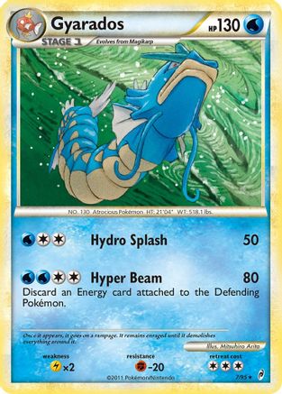 Gyarados 007/95 - Holo Rare - Holofoil
