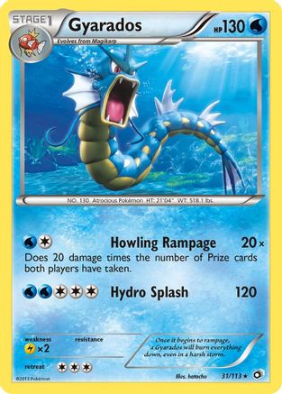 Gyarados 031/113/113 - Rare