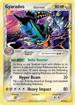 Gyarados (Delta Species) 008/110 - Holo Rare - Holofoil