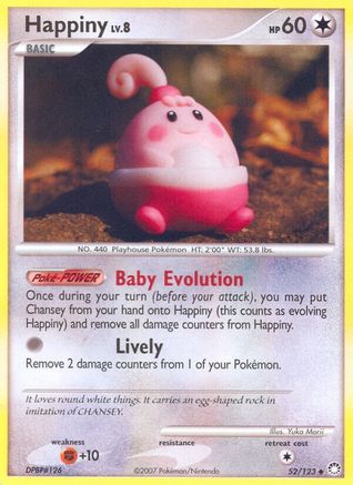 Happiny 052/123/123 - Uncommon