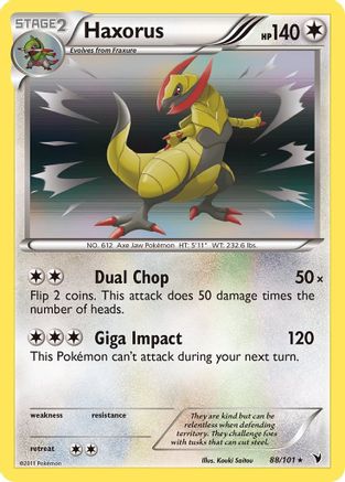 Haxorus 088/101 - Holo Rare - Holofoil