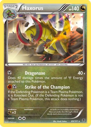 Haxorus 069/101/101 - Holo Rare - Holofoil