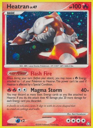 Heatran (6) 006/146 - Holo Rare - Holofoil