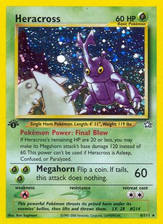 Heracross 006/111/111 - Holo Rare - Holofoil
