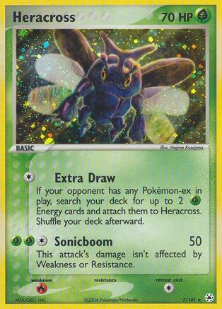 Heracross 007/101 - Holo Rare - Holofoil