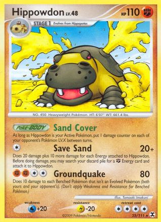 Hippowdon 025/111 - Rare