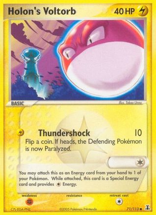 Holon's Voltorb 071/113/113 - Common - Reverse Holofoil