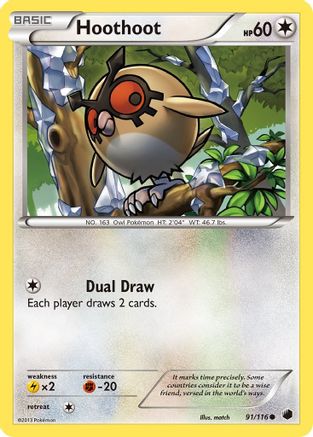 Hoothoot 091/116 - Common