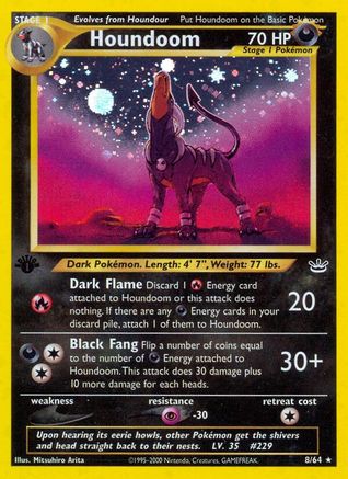 Houndoom 008/64/64 - Holo Rare - Unlimited Holofoil