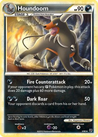 Houndoom 005/90 - Holo Rare - Holofoil