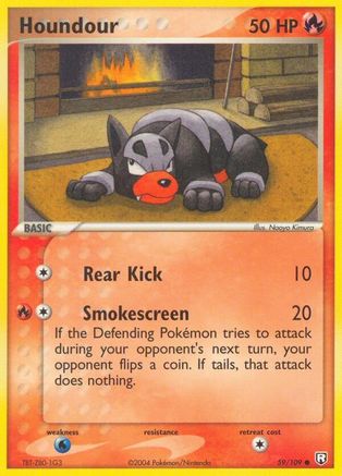 Houndour 059/109/109 - Common - Reverse Holofoil