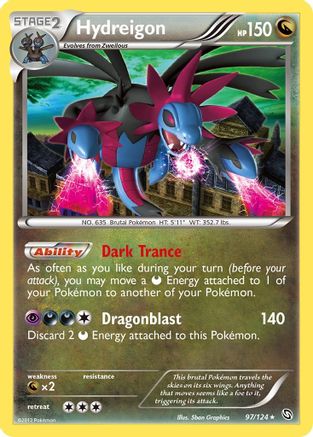 Hydreigon (97) 097/124 - Holo Rare - Holofoil