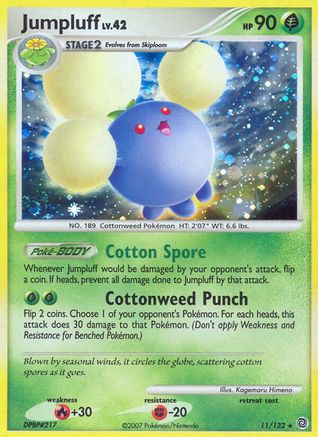 Jumpluff 011/132 - Holo Rare - Holofoil