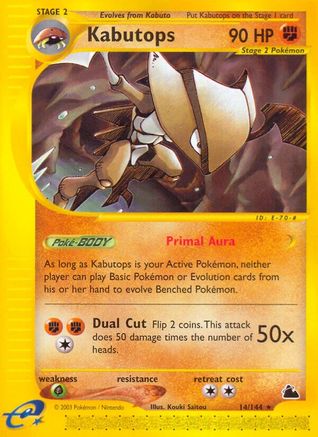 Kabutops (14) 014/144 - Rare