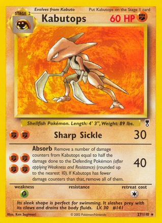 Kabutops 027/110 - Rare