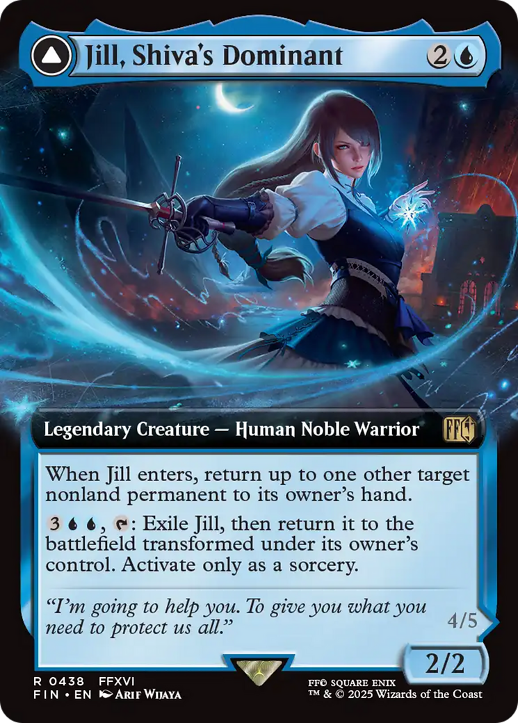 Jill, Shiva's Dominant (Extended Art) (FIN-438) - FINAL FANTASY Foil