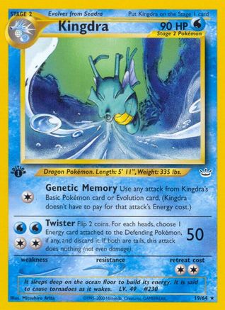 Kingdra 019/64/64 - Rare - Unlimited