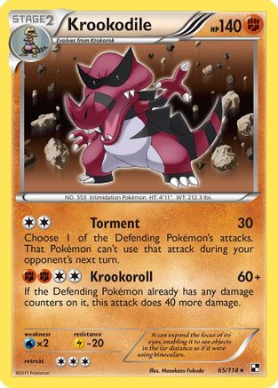 Krookodile 065/114/114 - Holo Rare - Holofoil