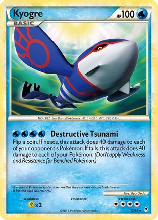 Kyogre 012/95 - Holo Rare - Holofoil