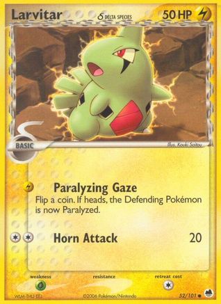 Larvitar (Delta Species) 052/101/101 - Common