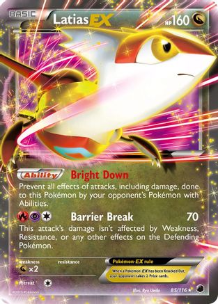 Latias EX 085/116 - Ultra Rare - Holofoil