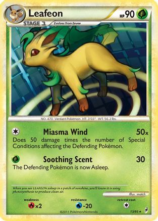 Leafeon 013/95 - Holo Rare - Holofoil