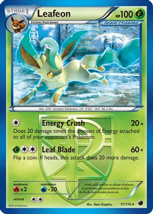 Leafeon (Team Plasma) 011/116/116 - Rare