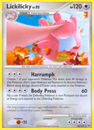 Lickilicky 033/127 - Rare