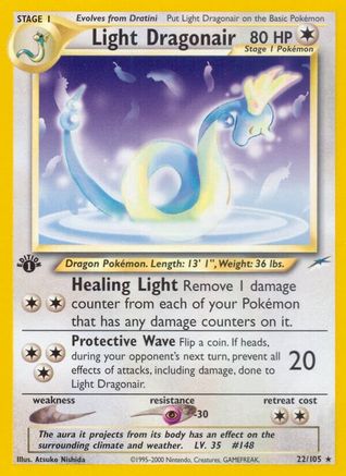 Light Dragonair 022/105/105 - Rare - Unlimited
