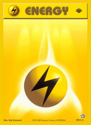 Lightning Energy 109/111/111 - Common - 1st Edition