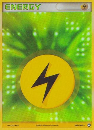 Lightning Energy 106/108 - Rare - Holofoil