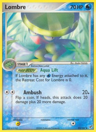 Lombre 033/107/107 - Uncommon - Reverse Holofoil