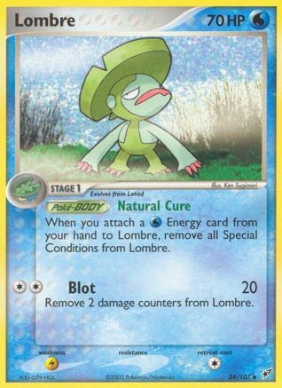 Lombre 034/107/107 - Uncommon - Reverse Holofoil