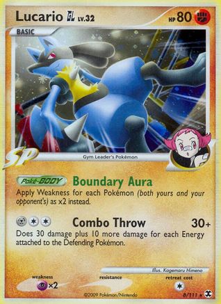 Lucario GL 008/111 - Holo Rare - Holofoil
