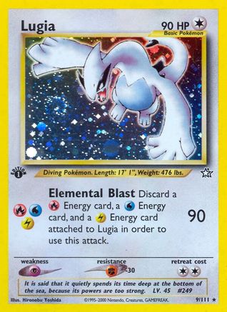 Lugia 009/111/111 - Holo Rare - Holofoil