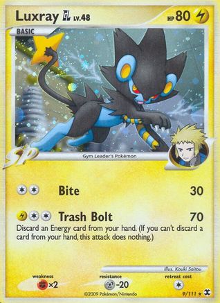 Luxray GL 009/111 - Holo Rare - Holofoil